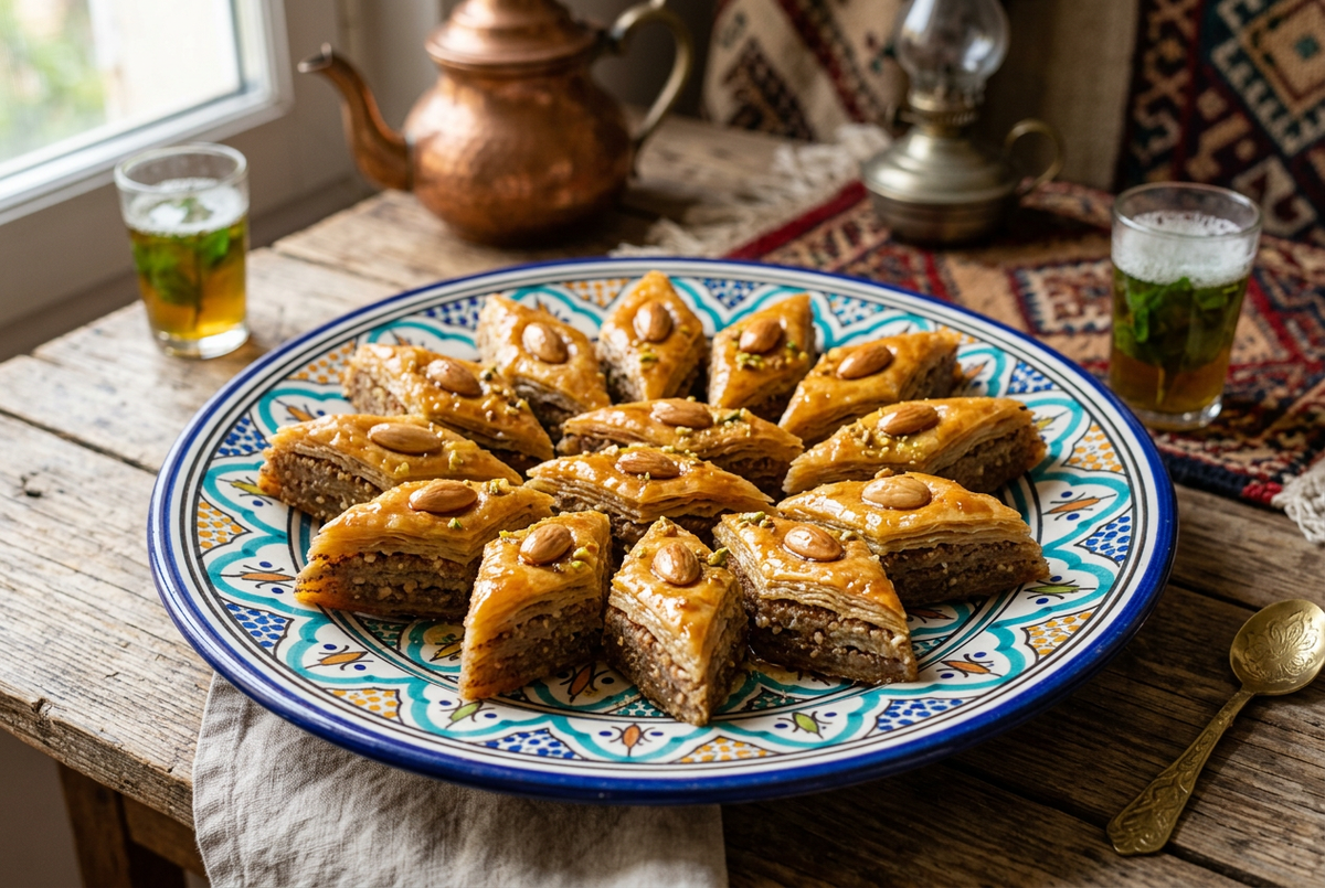 Le Baklava : Le Roi des Pâtisseries Orientales Algériennes